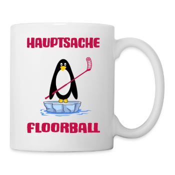 floorball floorballspieler unihockey - Tasse - Weiß - Rechts