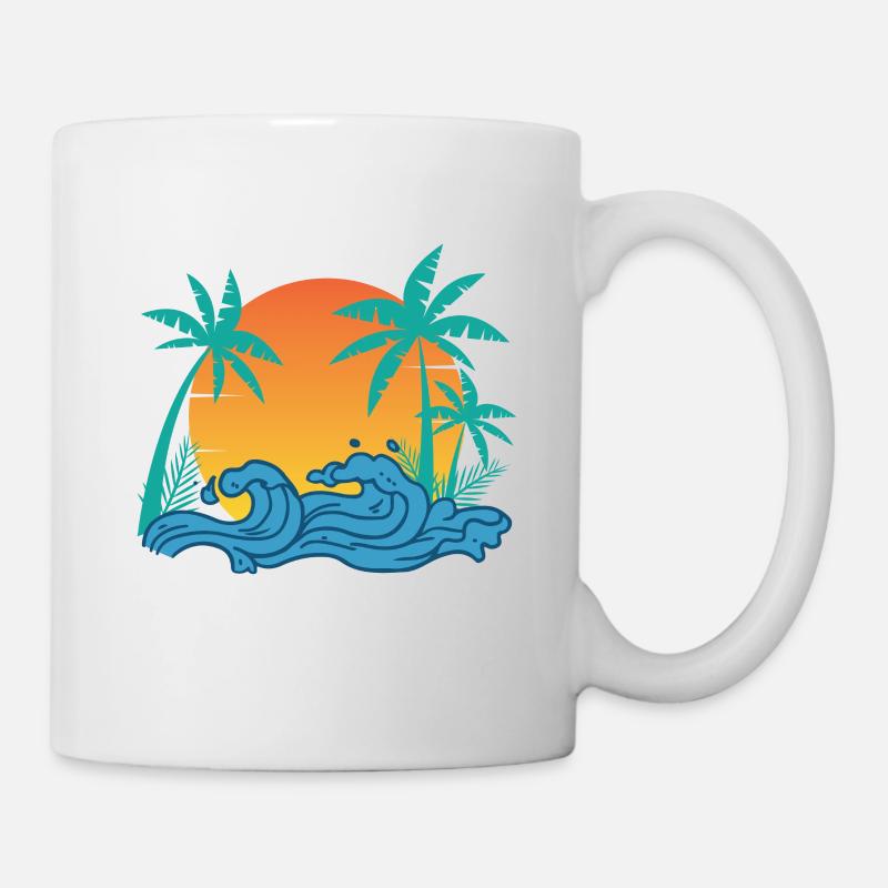 T-Shirt "Everything is better with salt" - Mug - white