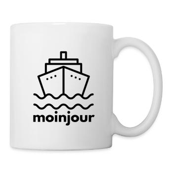 Schiff Moin - MoinJour - Tasse - Weiß - Rechts