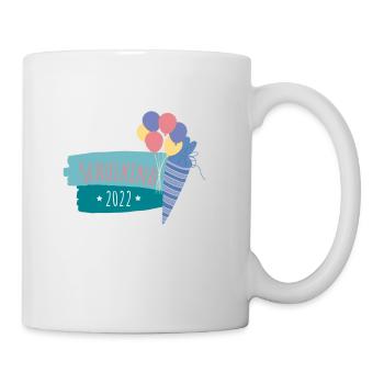 Schulkind Schule 2022 - Tasse - Weiß - Rechts
