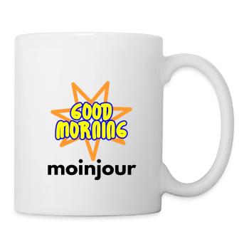 Guten Morgen - MoinJour - Tasse - Weiß - Rechts
