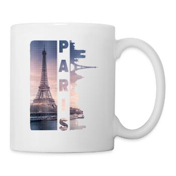 Paris France City Skyline Home Love - Mug - white - Right