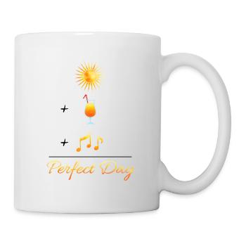 Journée parfaite - Mug blanc - blanc - Droite