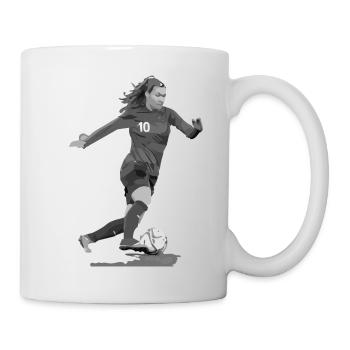 Stürmerin - Tasse - Weiß - Rechts
