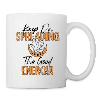 Energy Medicine Positive Energy Crystals Healer - Mug - white - Right
