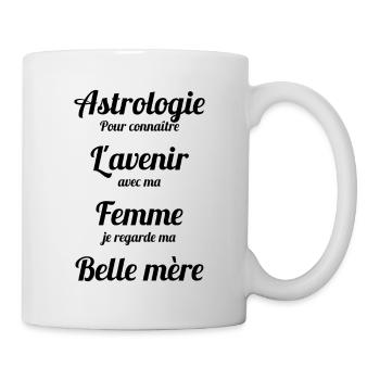 ASTROLOGIE POUR CONNAITRE L'AVENIR AVEC MA FEMME - Mug blanc - blanc - Droite