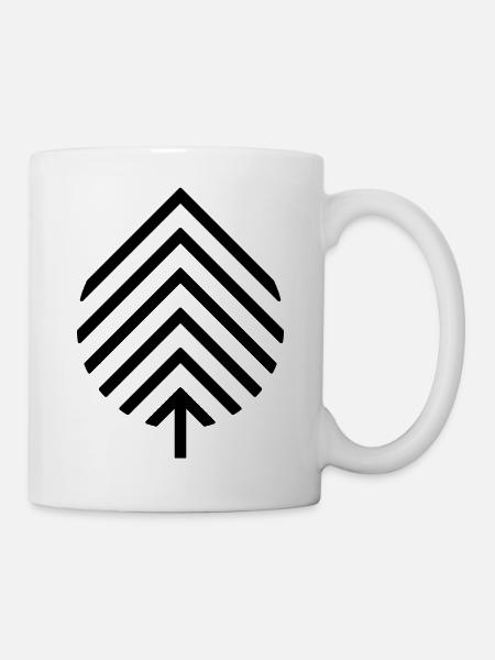 Minimalist Tree Design - Mug - white