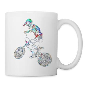 bmx - Mug blanc - blanc - Droite