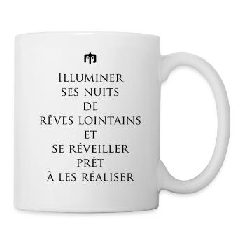 nuits - Mug blanc - blanc - Droite