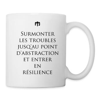 resilience - Mug blanc - blanc - Droite