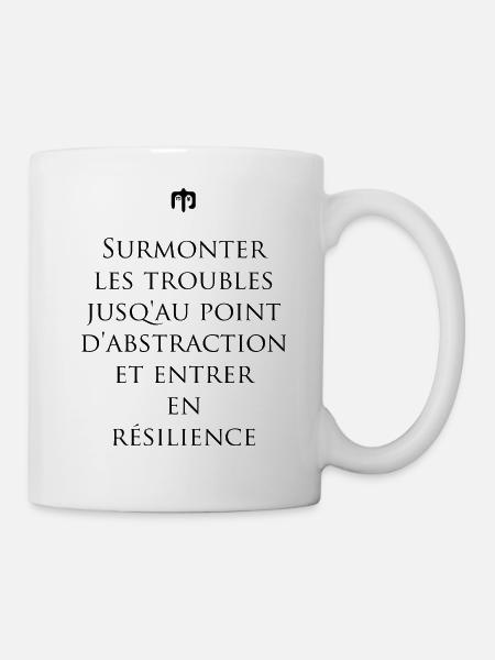 resilience - Mug blanc - blanc