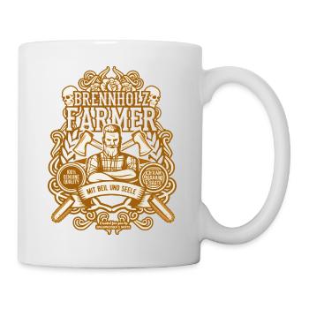 Forstwirt Merch - Tasse - Weiß - Rechts