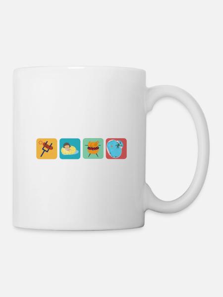 Été - Mug blanc - blanc