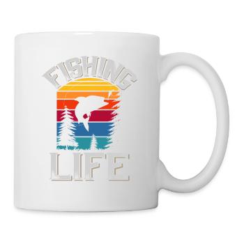Fishing Angler Fish Fishing Life Hobby Nature - Mug - white - Right