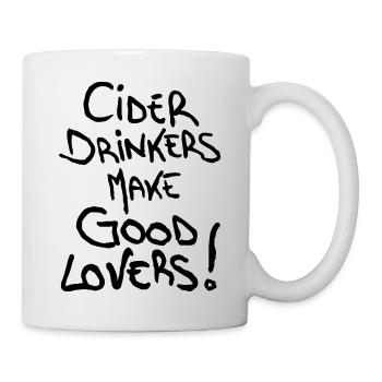 Cider Drinkers make good Lovers Cider Fruit Wine - Mug - white - Right