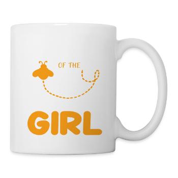 Mom of the Bee Day Girl - Mug - white - Right