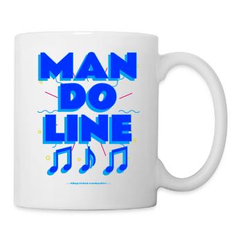 Mandoline - klingt einfach wunderschön - Tasse - Weiß - Rechts