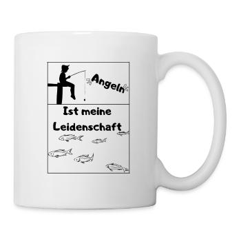 Angel Schriftzug Design - Tasse - Weiß - Rechts