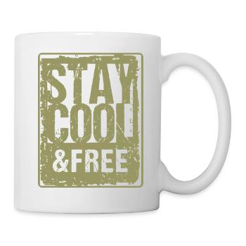 Restez au frais 1 - Mug blanc - blanc - Droite