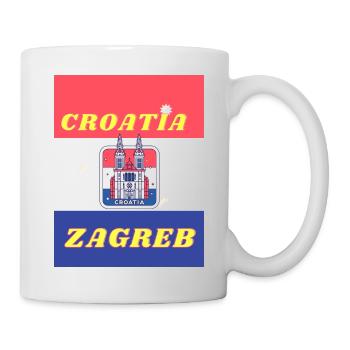 Croatia Zagreb - Tasse - Weiß - Rechts