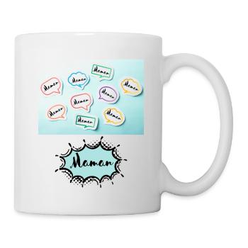 Maman - Mug blanc - blanc - Droite