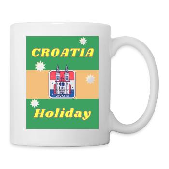 croatia holiday - Tasse - Weiß - Rechts