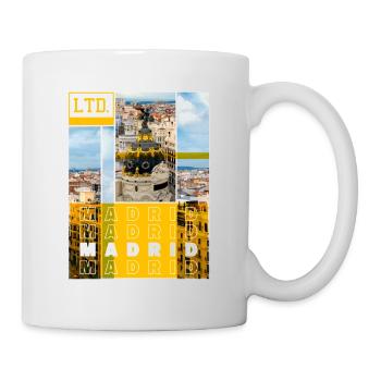 Madrid Espagne Ville Skyline Vacances Amour - Mug blanc - blanc - Droite