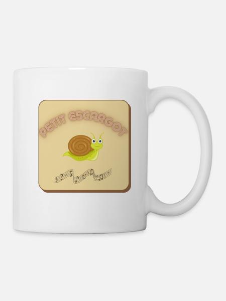 Petit escargot - Mug blanc - blanc
