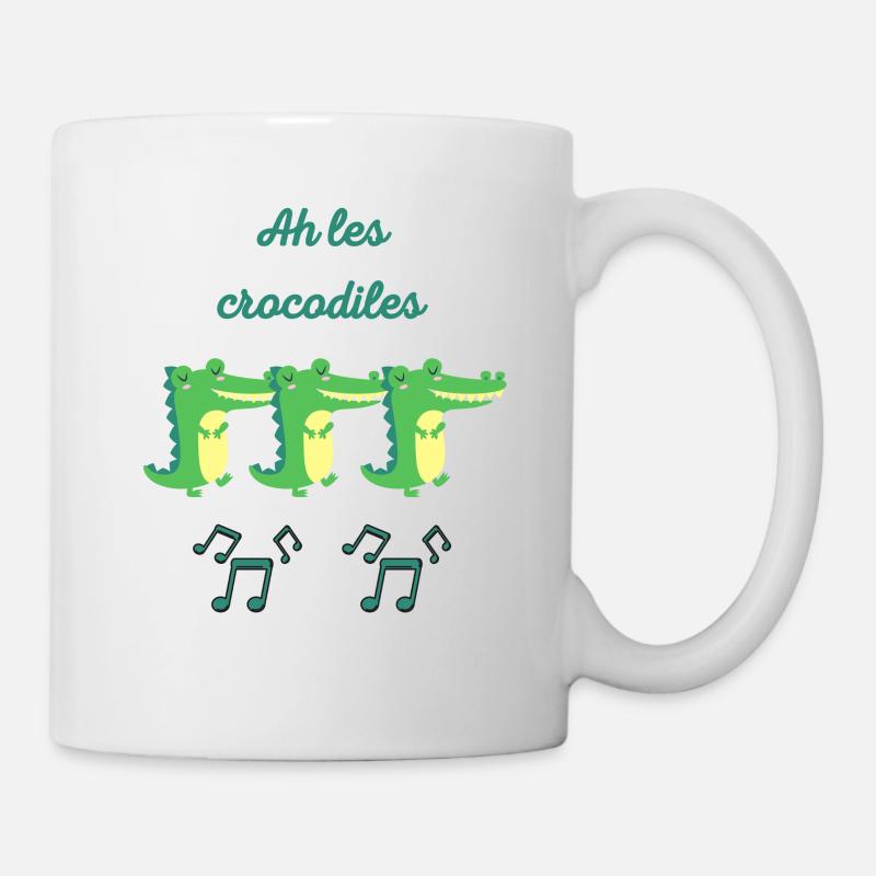 Ah les crocodiles - Mug blanc - blanc