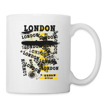 Londres Angleterre Uk City Skyline Accueil Amour - Mug blanc - blanc - Droite