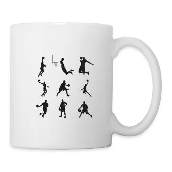 Basketballspieler - Tasse - Weiß - Rechts