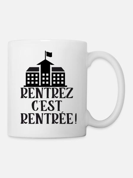 Rentrez c'est rentée - Mug blanc - blanc