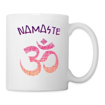Yoga Namaste - Tasse - Weiß - Rechts