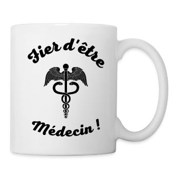 Fier d être médecin ! - Mug blanc - blanc - Droite