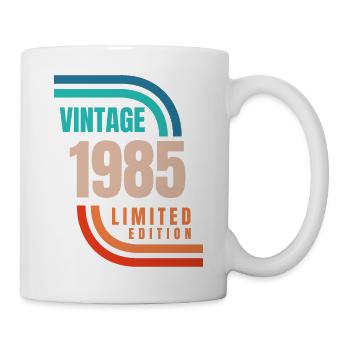 Édition limitée Millésime 1985 - Mug blanc - blanc - Droite