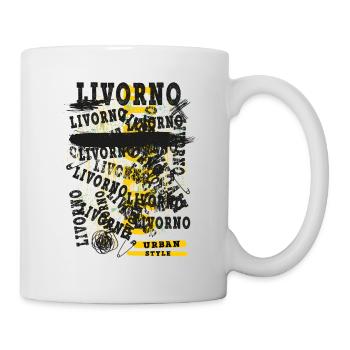 Livourne Italie Ville Skyline Accueil Amour - Mug blanc - blanc - Droite
