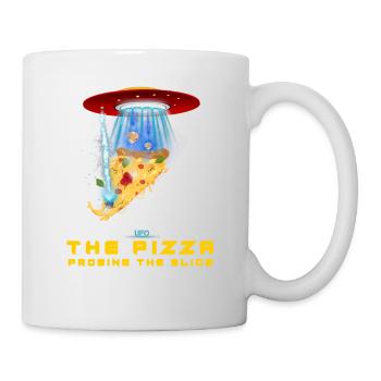 Chemise Pizza Tranche Sondage Ovni Espace Enfant - Mug blanc - blanc - Droite