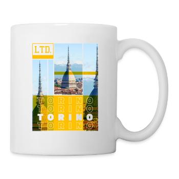 Turin Turin Turin Italie Ville Skyline Vacances Amour - Mug blanc - blanc - Droite