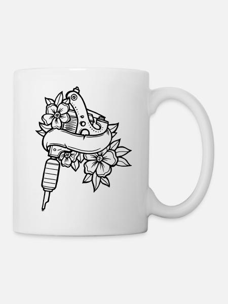 Tattoo Machine - Tasse - Weiß