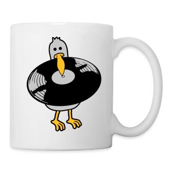 Party Seagull Disque vinyle - Mug blanc - blanc - Droite
