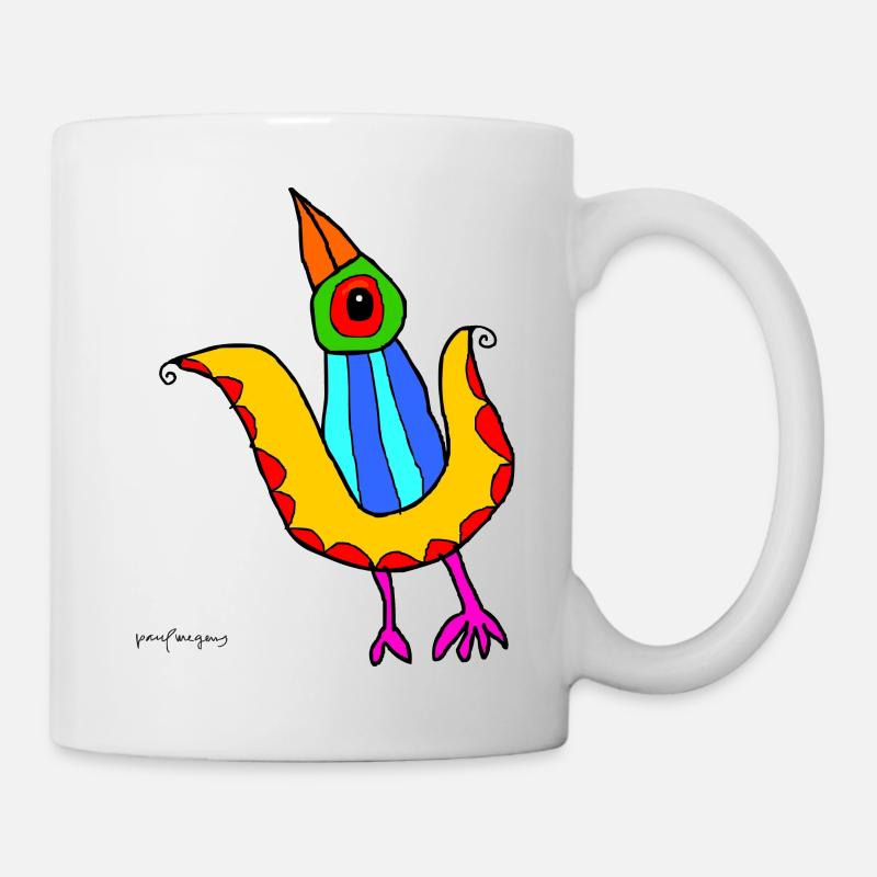 oiseau 9 - Mug blanc - blanc