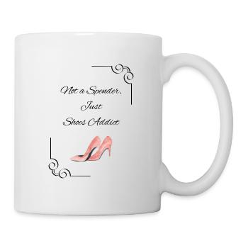 Shoes addict - Mug blanc - blanc - Droite