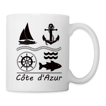 Hotel D Azur - Tasse - Weiß - Rechts