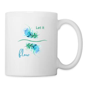 Laissez-le couler - Mug blanc - blanc - Droite