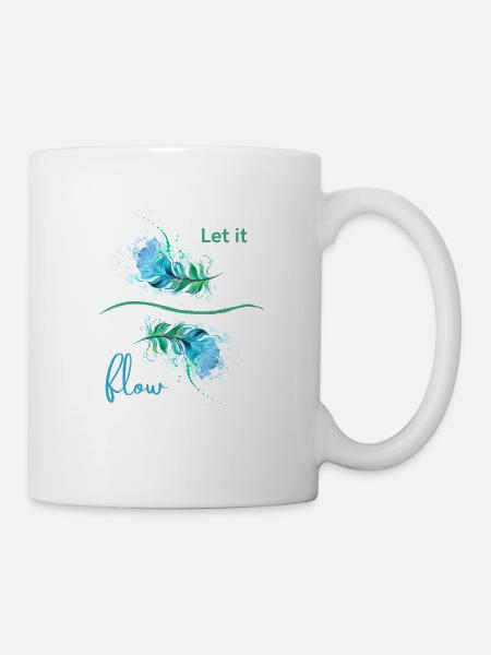 Laissez-le couler - Mug blanc - blanc