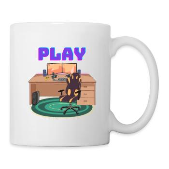 Gaming PC Desk - Mug - white - Right