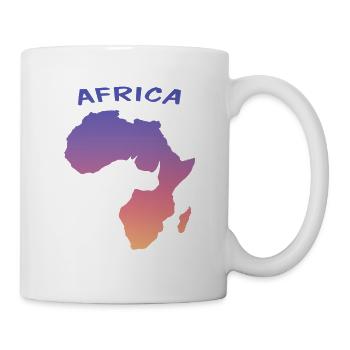 Africa - Tasse - Weiß - Rechts