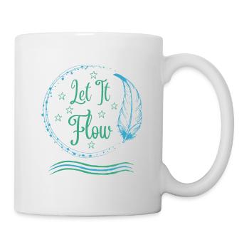 Laissez-le couler - Mug blanc - blanc - Droite
