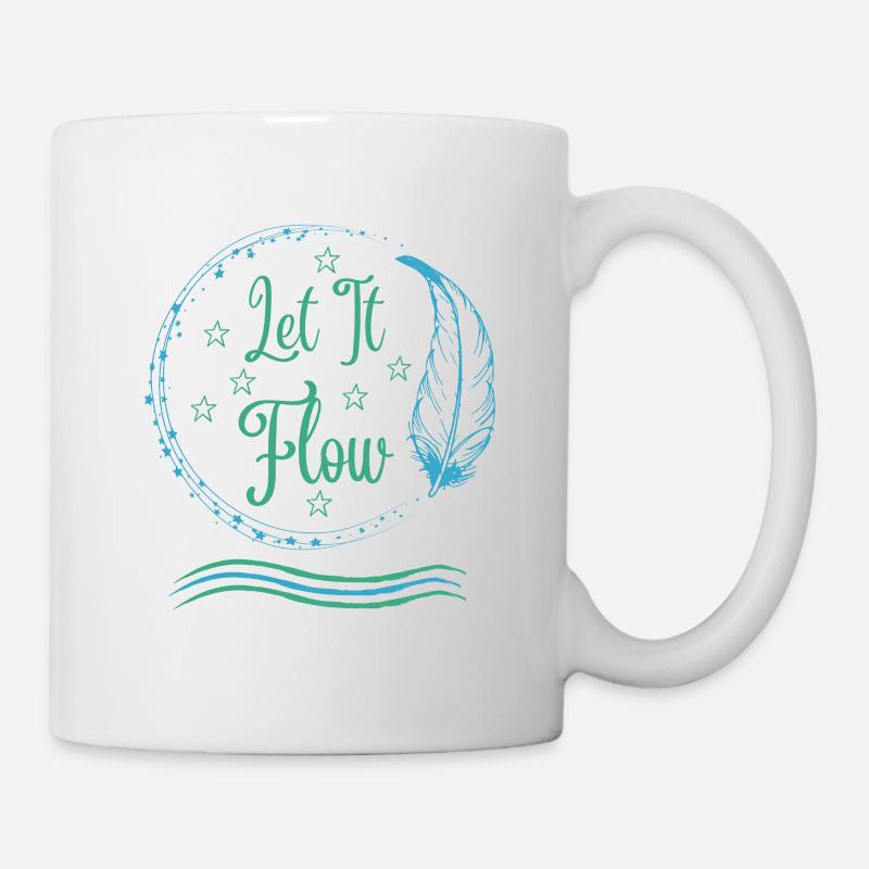 Laissez-le couler - Mug blanc - blanc