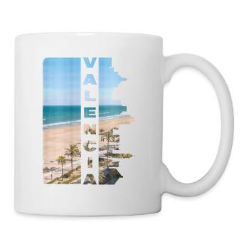Valencia Spain City Skyline Holiday Summer - Mug - white - Right